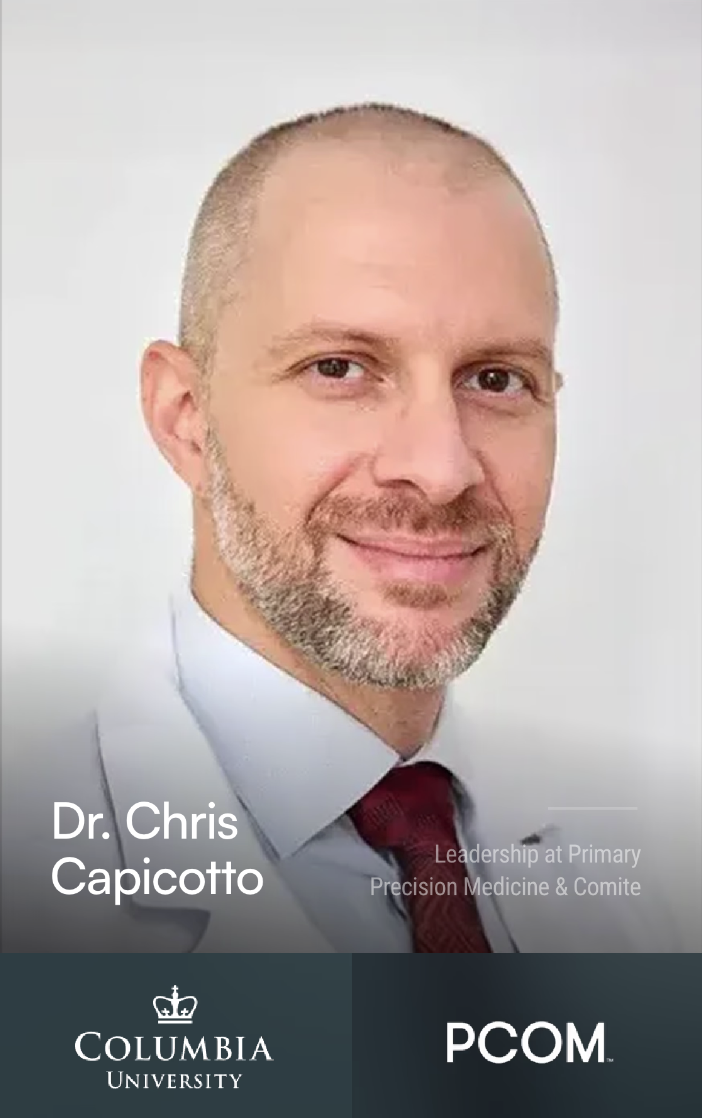 Dr. Chris Capicotto — Leadership at Primary Precision Medicine & Comite — Columbia · PCOM